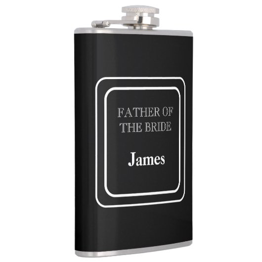 Vinyl verpakte fles-vader van bruid heupfles (Rechts)