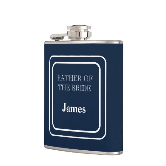 Vinyl verpakte fles-vader van bruid heupfles (Links)