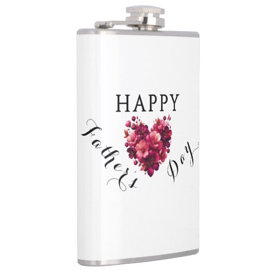 Vinyl verpakte fles – Vaderdag editie Heupfles (Rechts)