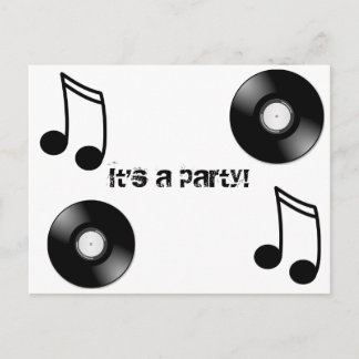 Vinyl Verslag Briefkaart