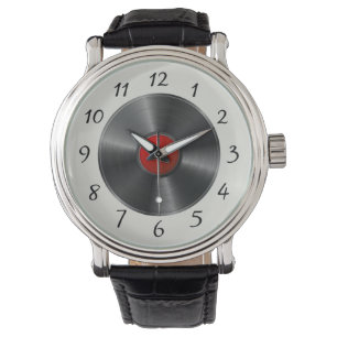 Vinyl Verslag Horloge