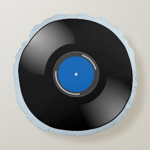 Vinyl Verslag Rond Kussen