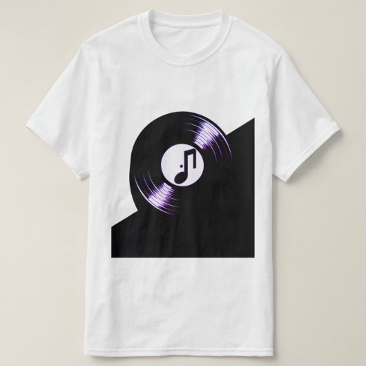 Vinyl Vibes: het geluid van eenvoud T-shirt (Design voorkant)