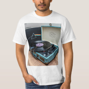 Vinyl Vibes Retro Record Player T-shirt -