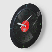 Vinyl Vibes Retro Wandklok (Hoek)