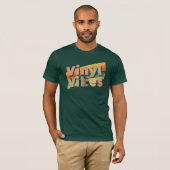 Vinyl Vibes T-Shirt | Record Lover Collection (Voorkant volledig)