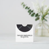 vinyl vierkante visitekaartje (Staand voorkant)