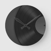 Vinyl Wall Clock Ronde Klok (Voorkant)