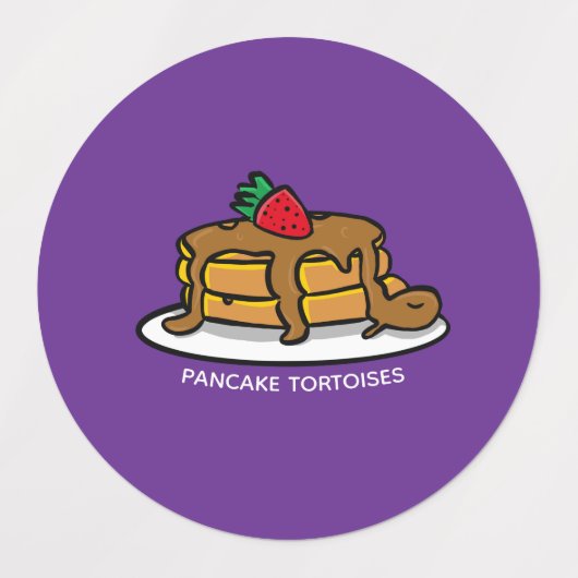 vinyl waterproof Pancake Tortoises sticker (Design 2)