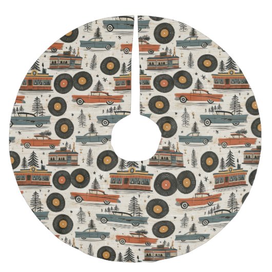 Vinyl Wegkant Kerstboom Groove Rok (Voorkant)