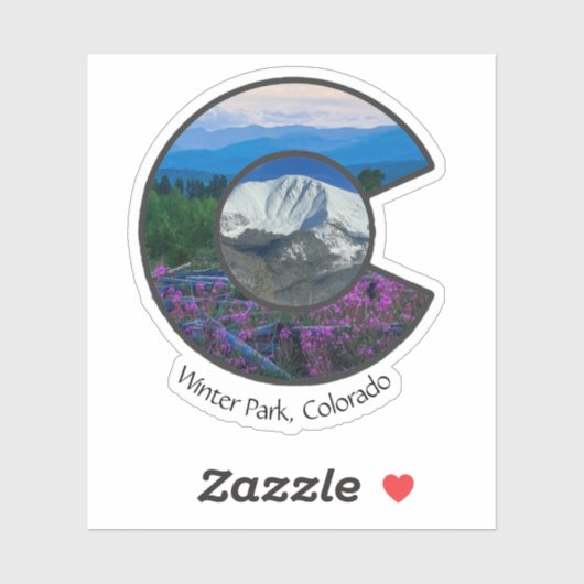 Vinyl Winterpark Colorado Sticker (Vel)
