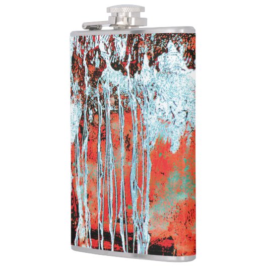 Vinyl Wrapped Flask – Corrosion Pulse Heupfles (Links)