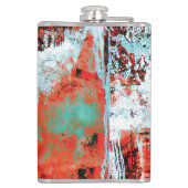 Vinyl Wrapped Flask – Corrosion Pulse Heupfles (Achterkant)