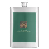 Vinyl Wrapped Flask Flacon (Voorkant)