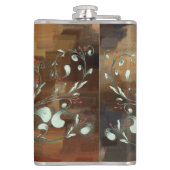 Vinyl Wrapped Flask "Good Day World" Heupfles (Achterkant)