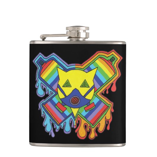 Vinyl Wrapped Flask Heupfles (Voorkant)