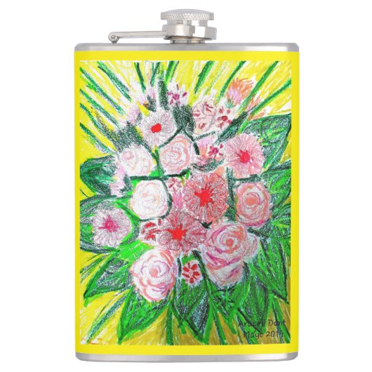 Vinyl Wrapped Flask Heupfles (Voorkant)