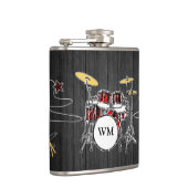 Vinyl Wrapped Flask Heupfles (Rechts)