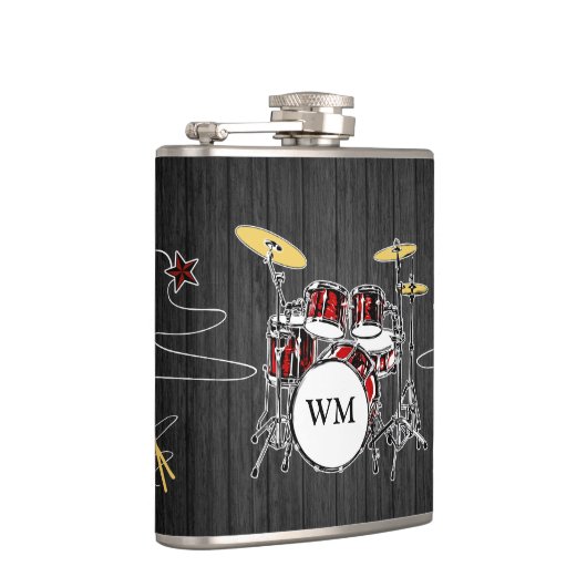 Vinyl Wrapped Flask Heupfles (Rechts)