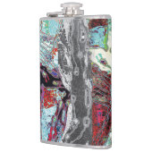 Vinyl Wrapped Flask – Strata Pulse Heupfles (Links)