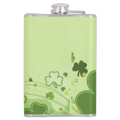 Vinyl Wrapped Shamrock Flask Heupfles (Achterkant)