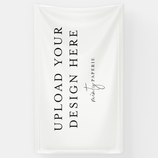 Vinylbanner (landschap) spandoek (Verticaal)