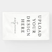 Vinylbanner (portret) spandoek (Horizontaal)