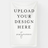 Vinylbanner (portret) spandoek (Verticaal)