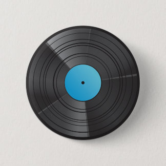 Vinylblauw Button