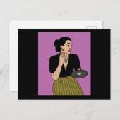  vinylBorden van records Briefkaart (Voorkant / Achterkant)