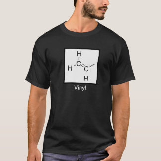 Vinylchemische structuur t-shirt