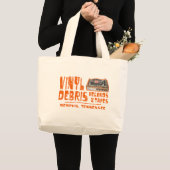 Vinyldebris-records Grote Tote Bag (Voorkant (product))