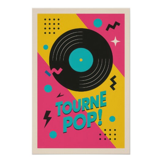 Vinyle Pop Art - Poster (Voorkant)