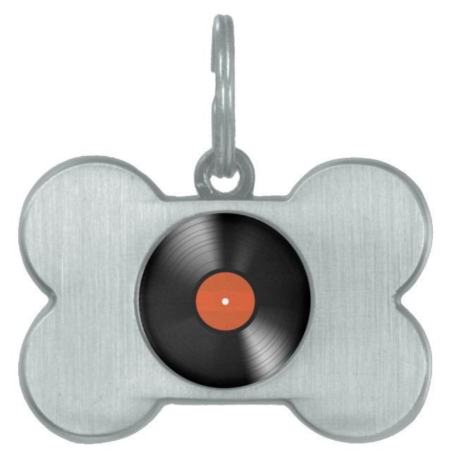 Vinyle Record Huisdieren Naamplaatje (voorkant)