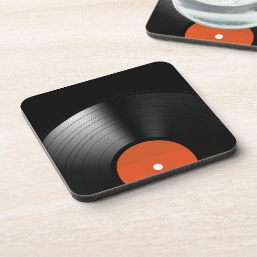 Vinyle Record Onderzetter (Linkerzijde)