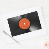 Vinyle Record Rechthoekige Sticker (Envelop)