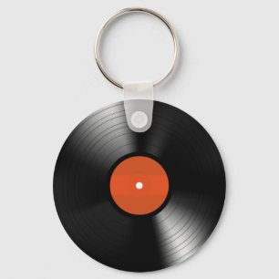 Vinyle Record Sleutelhanger