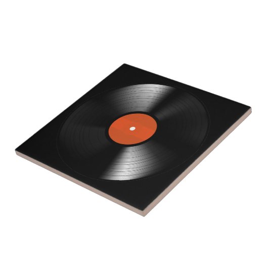 Vinyle Record Tegeltje (Zijkant)