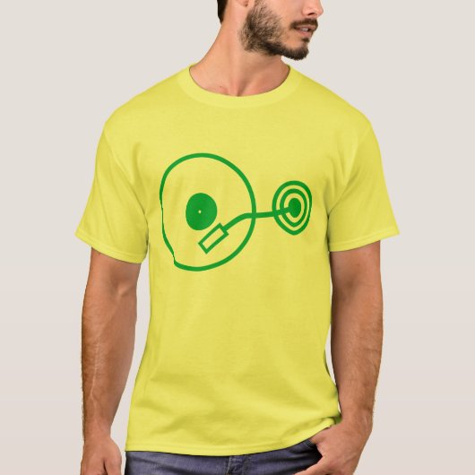 vinyleenvoudig t-shirt (Voorkant)