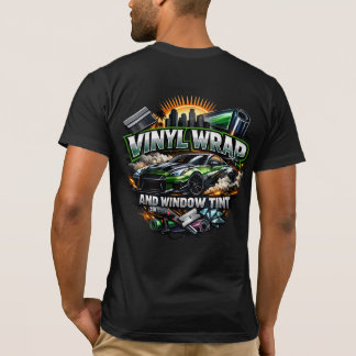 Vinylfolie en raamfolie Aangepaste Grafische Vormg T-shirt