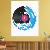 Vinylgolf Canvas Afdruk (Insitu (Woonkamer))