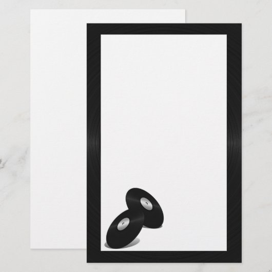 VinylKijk-LP-record Briefpapier (Voorkant / Achterkant)