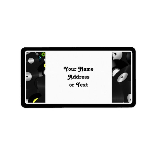 VinylKijk-LP-record Etiket (Voorkant)