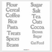  vinyllaag van paniekstrips sticker (Vel)