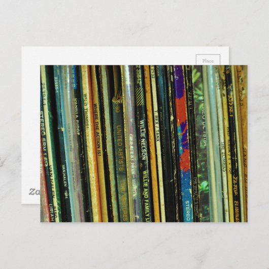 Vinylleven 1 briefkaart (Voorkant / Achterkant)