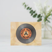 Vinyllevend Briefkaart (Staand voorkant)