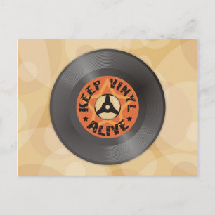 Vinyllevend Briefkaart