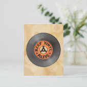 Vinyllevend Briefkaart (Staand voorkant)