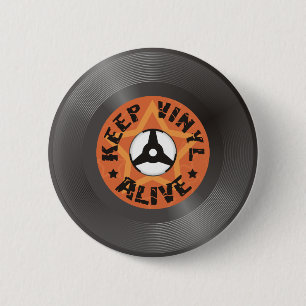 Vinyllevend Ronde Button 5,7 Cm