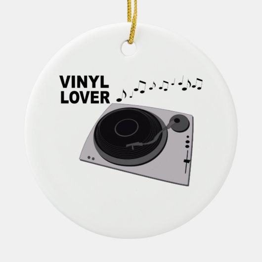 Vinyllover Keramisch Ornament (Voorkant)